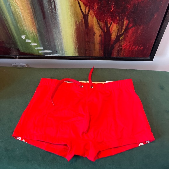 DIESEL Men’s Square Cut Bathing Suit - Picture 2 of 5